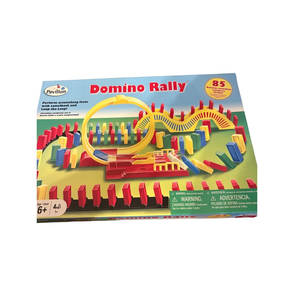 Pavilion Domino Rally 85 Piece Set with Loop-the-Loop and Catapult Toys R Us